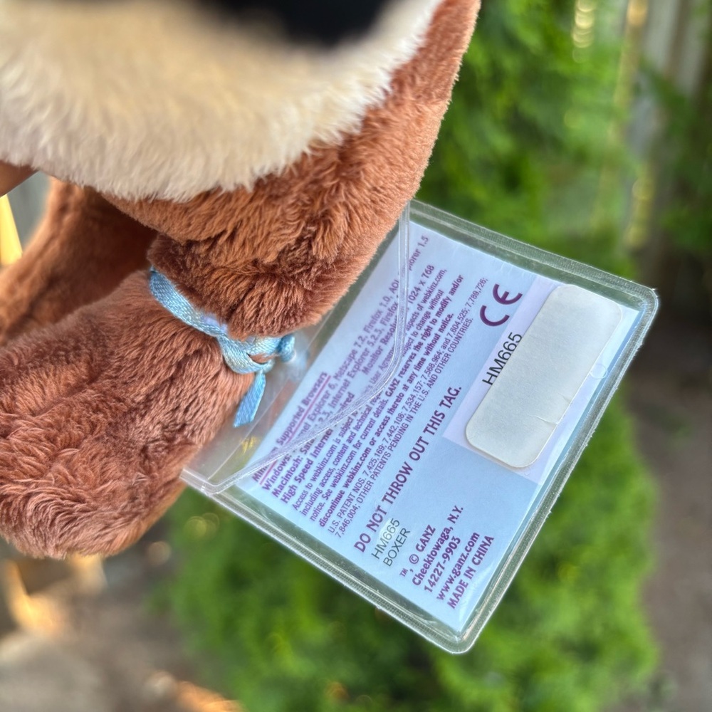 Webkinz Boxer Plush With Code - Picture 8 of 9